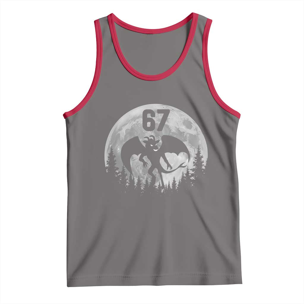 Funny Jersey Devil 67 Moon Night Stroll Tank Top - Wonder Print Shop