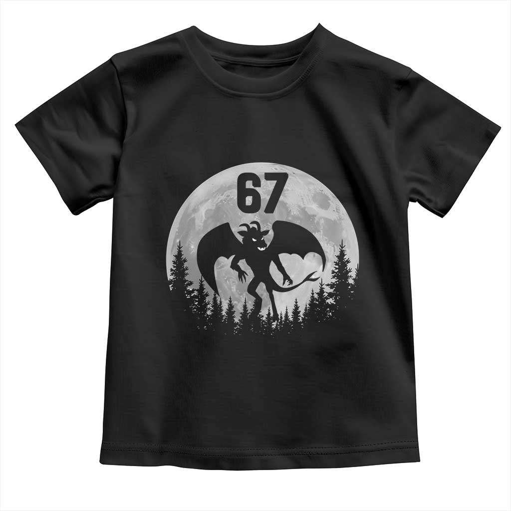 Funny Jersey Devil 67 Moon Night Stroll Toddler T Shirt - Wonder Print Shop