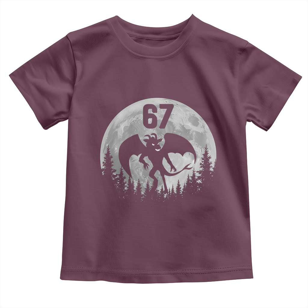 Funny Jersey Devil 67 Moon Night Stroll Toddler T Shirt - Wonder Print Shop
