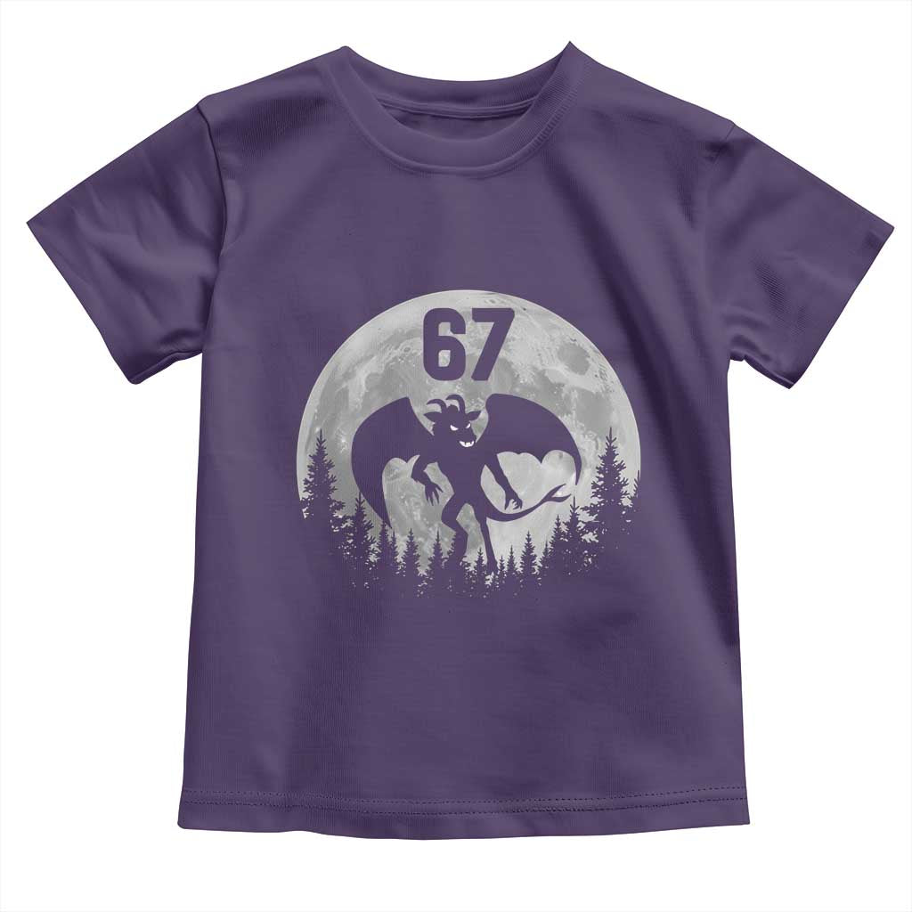 Funny Jersey Devil 67 Moon Night Stroll Toddler T Shirt - Wonder Print Shop