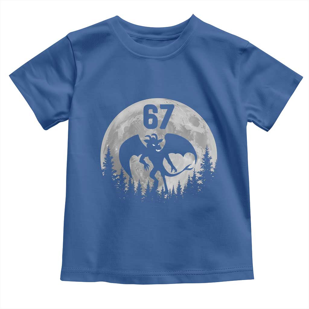 Funny Jersey Devil 67 Moon Night Stroll Toddler T Shirt - Wonder Print Shop