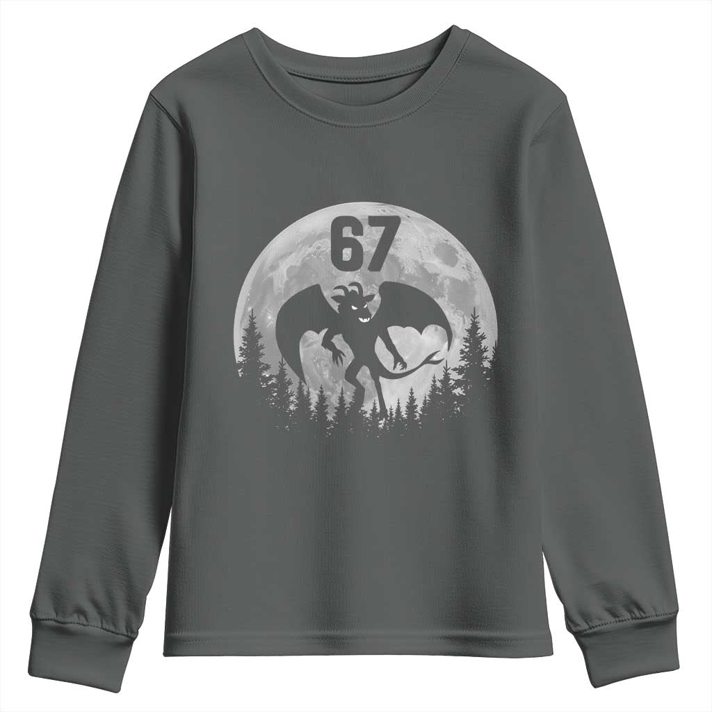 Funny Jersey Devil 67 Moon Night Stroll Youth Sweatshirt - Wonder Print Shop