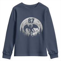 Funny Jersey Devil 67 Moon Night Stroll Youth Sweatshirt - Wonder Print Shop