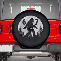 Funny Bigfoot 67 Night Stroll Moon Sasquatch Spare Tire Cover - Wonder Print Shop