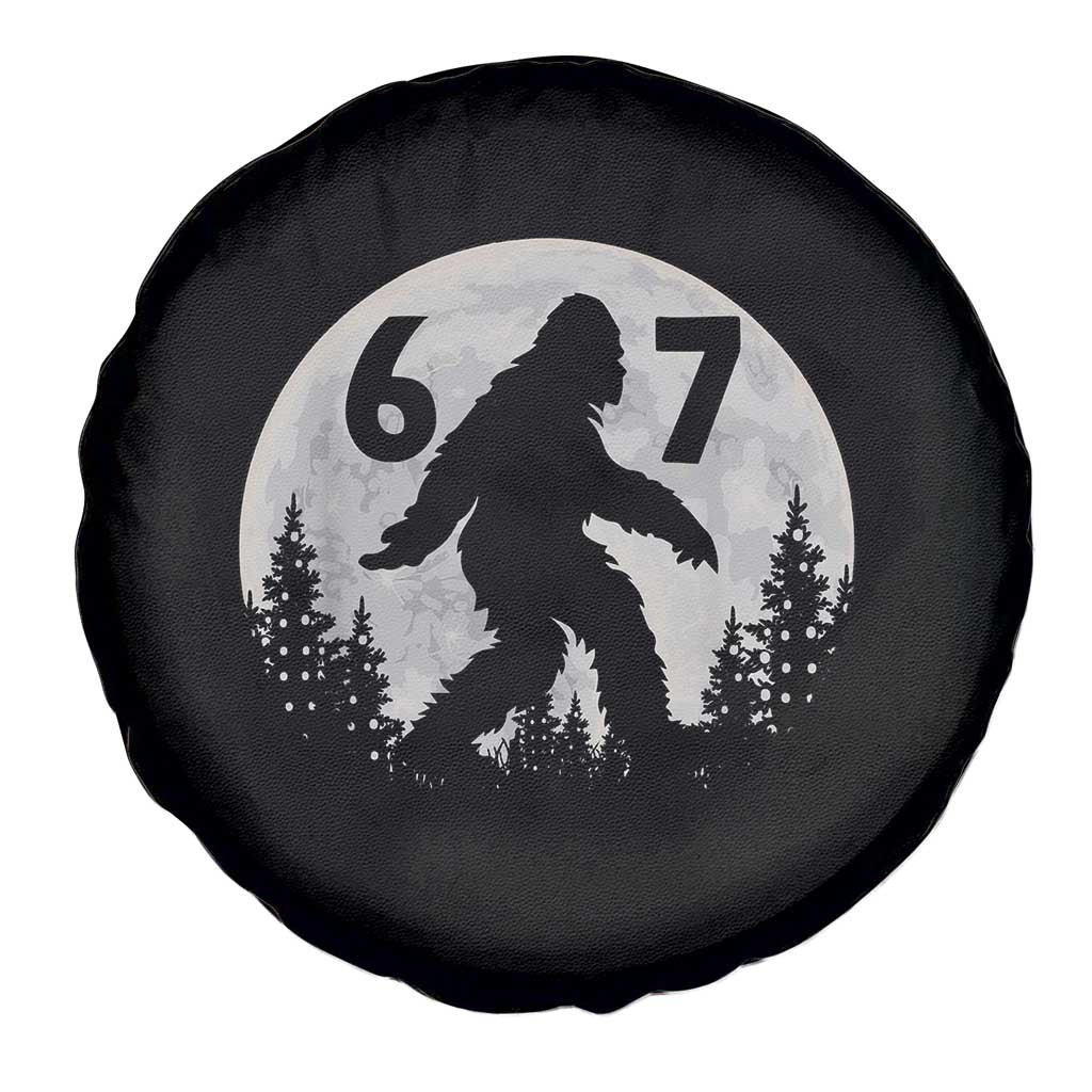 Funny Bigfoot 67 Night Stroll Moon Sasquatch Spare Tire Cover - Wonder Print Shop