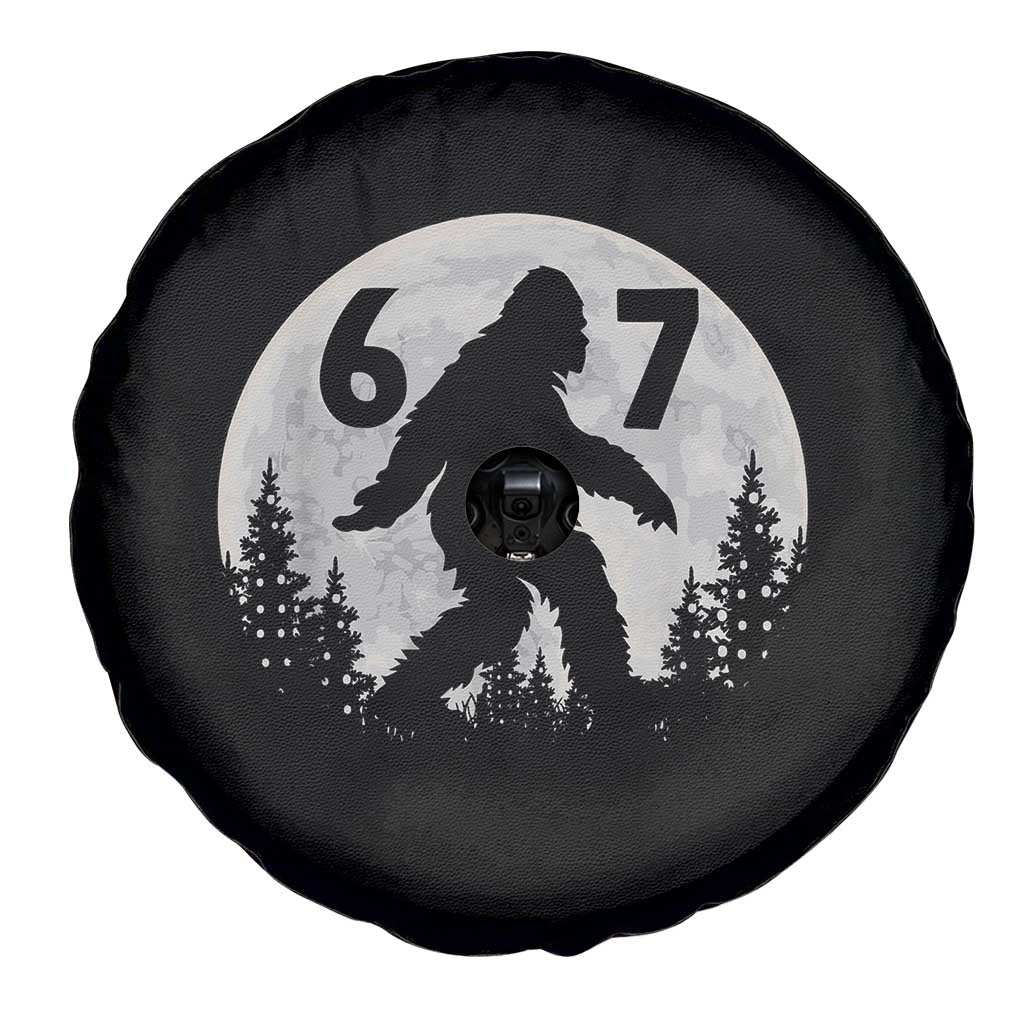 Funny Bigfoot 67 Night Stroll Moon Sasquatch Spare Tire Cover - Wonder Print Shop