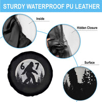 Funny Bigfoot 67 Night Stroll Moon Sasquatch Spare Tire Cover - Wonder Print Shop