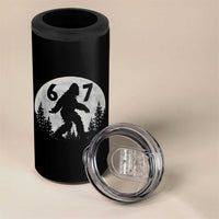 Funny Bigfoot 67 Night Stroll Moon Sasquatch 4 in 1 Can Cooler Tumbler - Wonder Print Shop