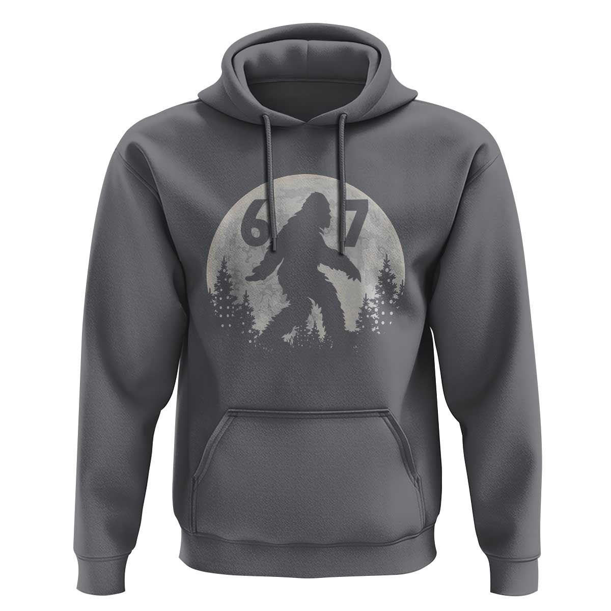 Funny Bigfoot 67 Night Stroll Moon Sasquatch Hoodie - Wonder Print Shop