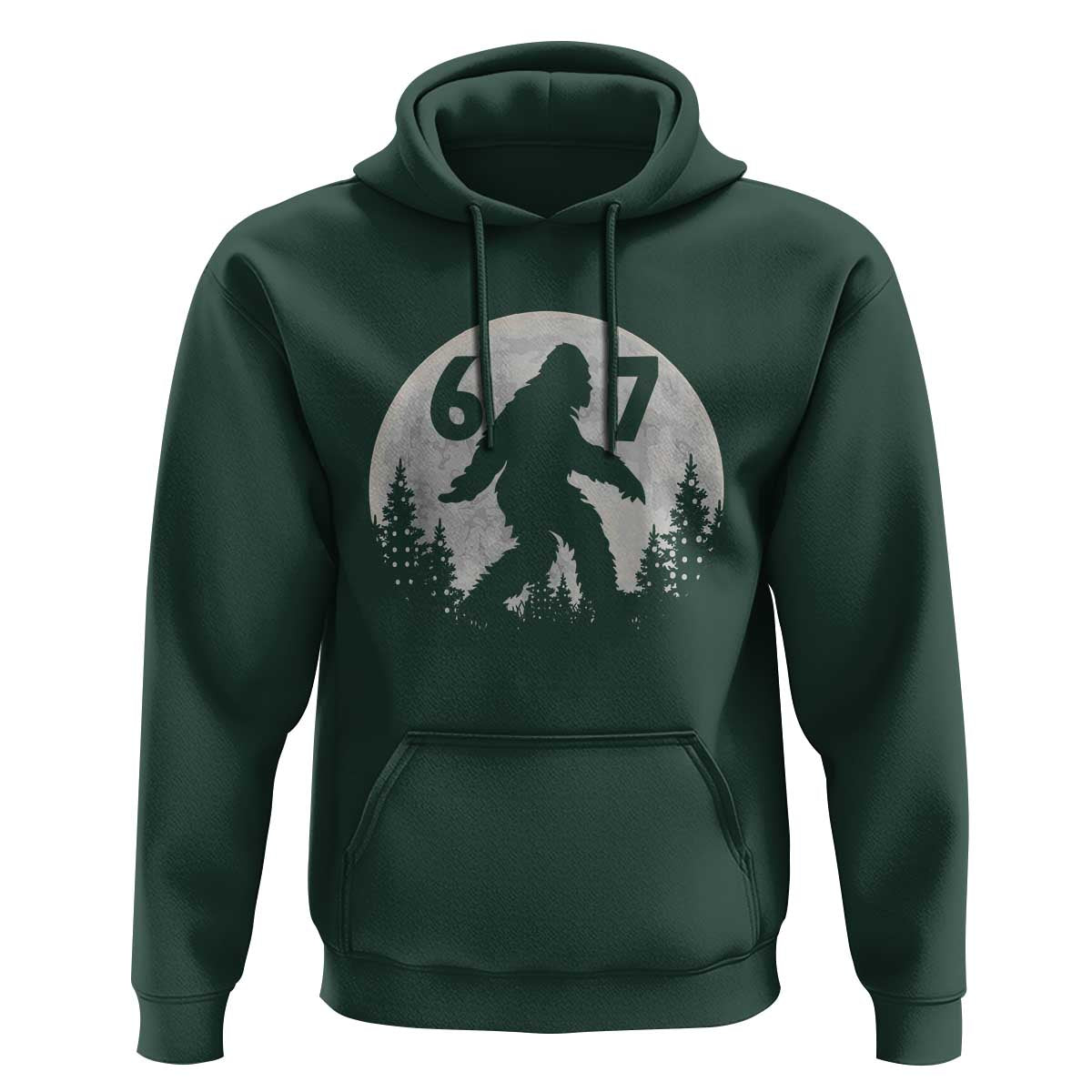 Funny Bigfoot 67 Night Stroll Moon Sasquatch Hoodie - Wonder Print Shop