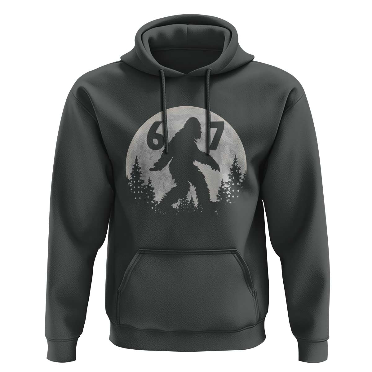 Funny Bigfoot 67 Night Stroll Moon Sasquatch Hoodie - Wonder Print Shop