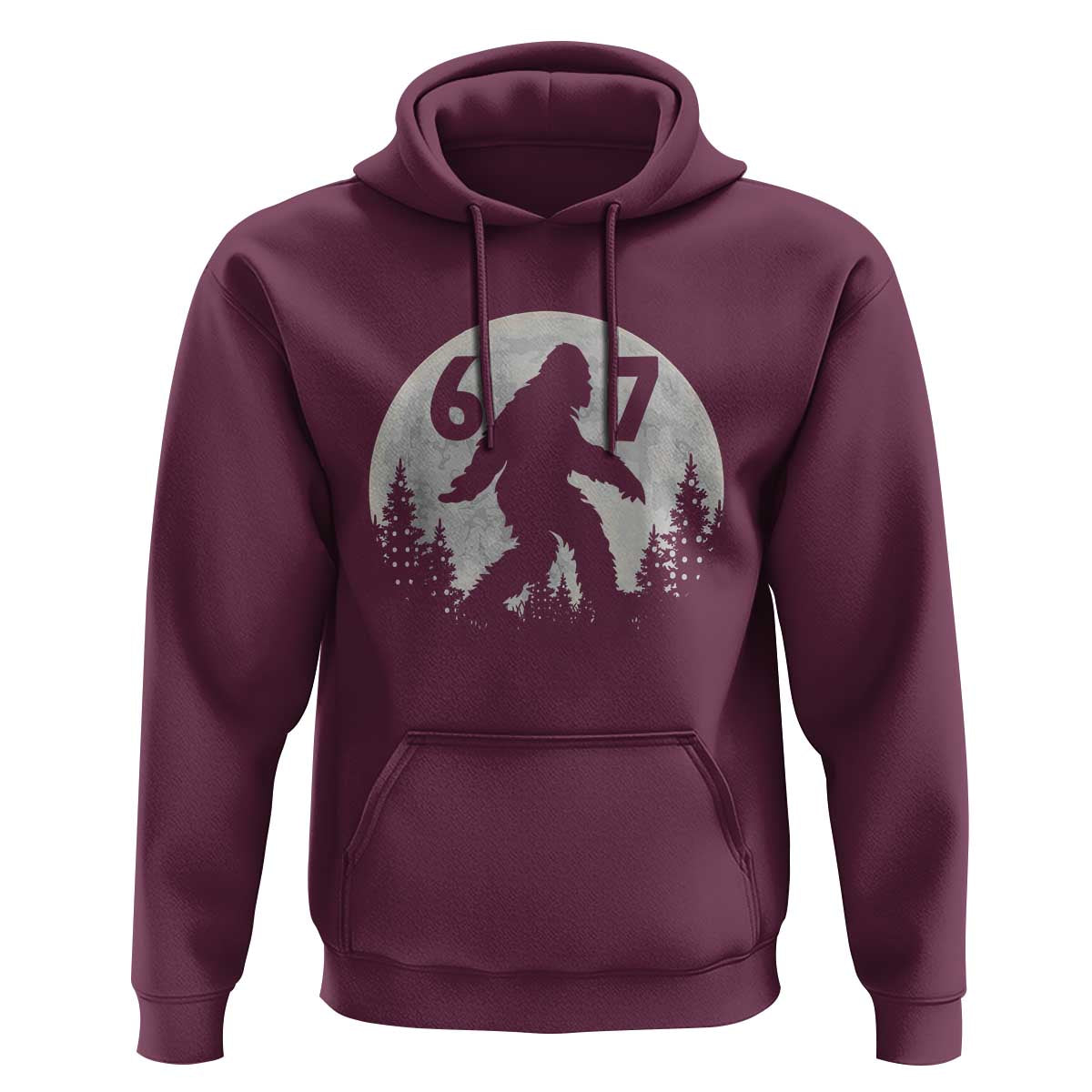Funny Bigfoot 67 Night Stroll Moon Sasquatch Hoodie - Wonder Print Shop