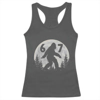 Funny Bigfoot 67 Night Stroll Moon Sasquatch Racerback Tank Top - Wonder Print Shop