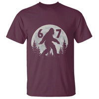 Funny Bigfoot 67 Night Stroll Moon Sasquatch T Shirt - Wonder Print Shop