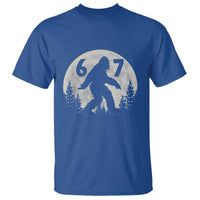 Funny Bigfoot 67 Night Stroll Moon Sasquatch T Shirt - Wonder Print Shop