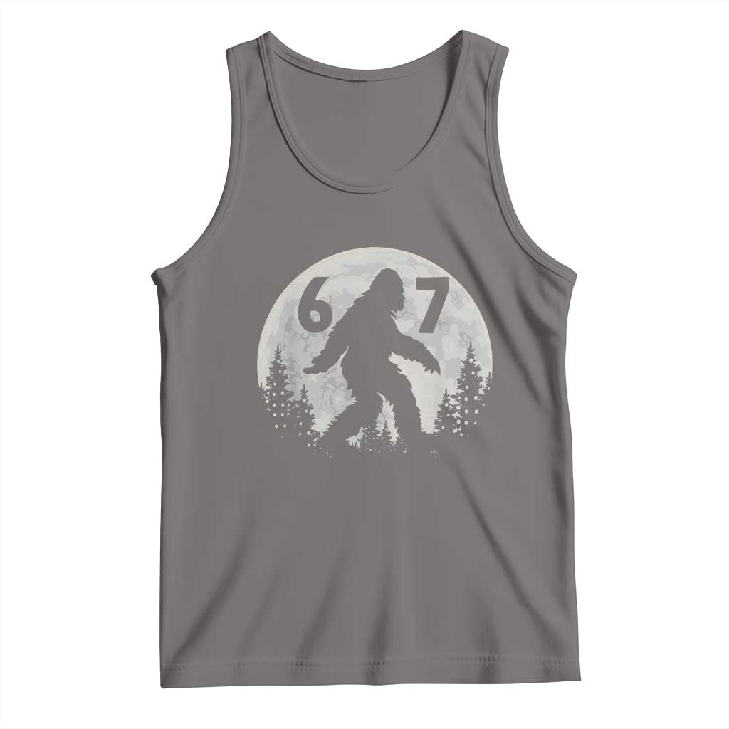 Funny Bigfoot 67 Night Stroll Moon Sasquatch Tank Top - Wonder Print Shop