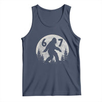 Funny Bigfoot 67 Night Stroll Moon Sasquatch Tank Top - Wonder Print Shop