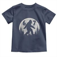 Funny Bigfoot 67 Night Stroll Moon Sasquatch Toddler T Shirt - Wonder Print Shop