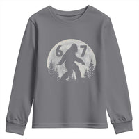 Funny Bigfoot 67 Night Stroll Moon Sasquatch Youth Sweatshirt - Wonder Print Shop