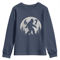 Funny Bigfoot 67 Night Stroll Moon Sasquatch Youth Sweatshirt - Wonder Print Shop