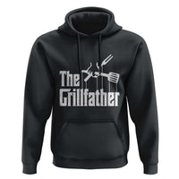 Funny BBQ Grilling Hoodie The Grillfather Vintage Father's Day