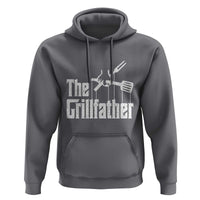 Funny BBQ Grilling Hoodie The Grillfather Vintage Father's Day