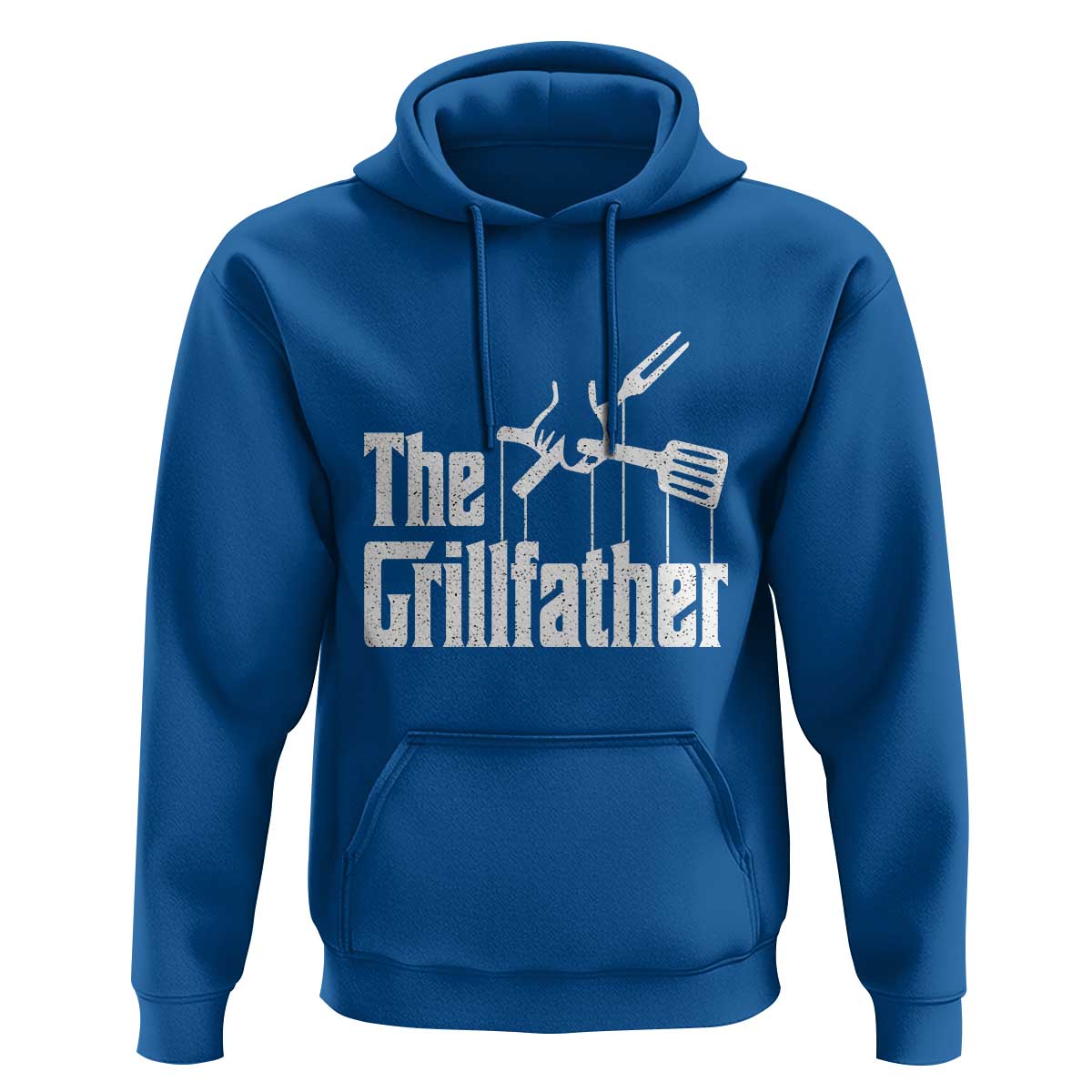 Funny BBQ Grilling Hoodie The Grillfather Vintage Father's Day