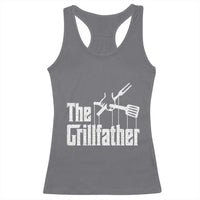 Funny BBQ Grilling Racerback Tank Top The Grillfather Vintage Father's Day