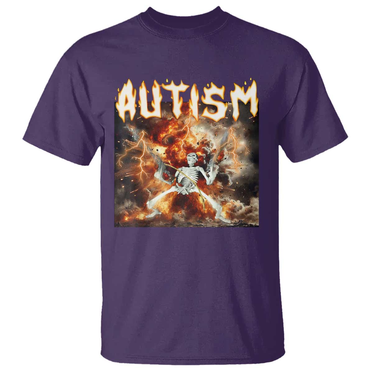 Funny Autism Skeleton Meme T Shirt Oddly Specific Dank Meme - Wonder Print Shop