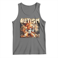 Funny Autism Skeleton Meme Tank Top Oddly Specific Dank Meme