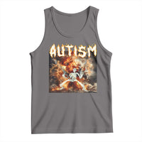 Funny Autism Skeleton Meme Tank Top Oddly Specific Dank Meme
