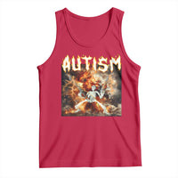 Funny Autism Skeleton Meme Tank Top Oddly Specific Dank Meme
