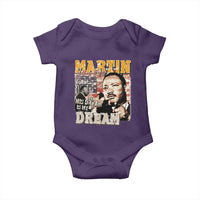 MLK Day His Dream Is My Dream Baby Onesie Martin Luther King Vintage American Flag Black History Month