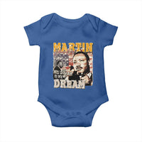 MLK Day His Dream Is My Dream Baby Onesie Martin Luther King Vintage American Flag Black History Month