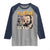 MLK Day His Dream Is My Dream Raglan Shirt Martin Luther King Vintage American Flag Black History Month