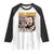 MLK Day His Dream Is My Dream Raglan Shirt Martin Luther King Vintage American Flag Black History Month