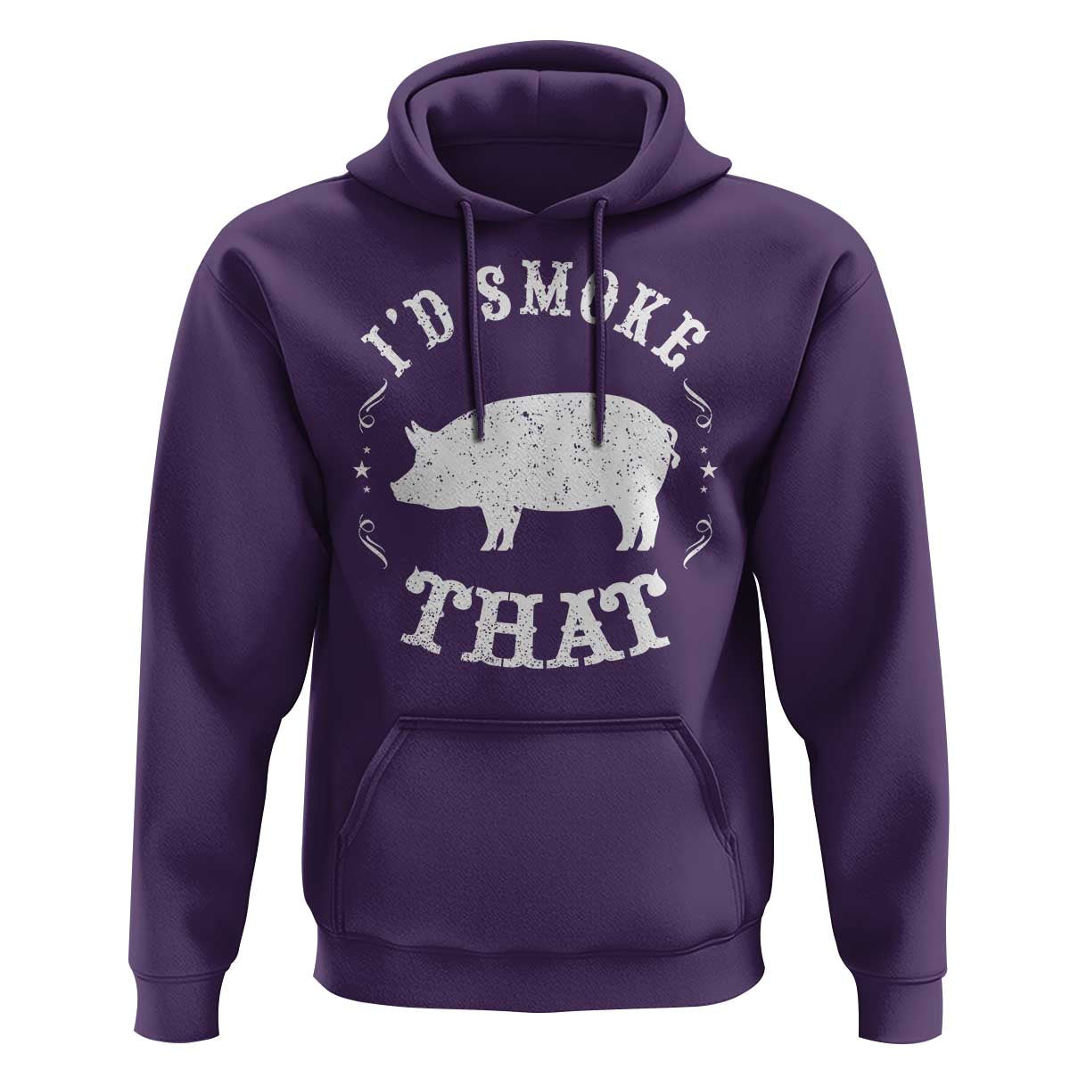 Funny BBQ Grilling I'd Smoke That Hoodie Barbecue Grill Father's Day