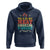Funny Grilling BBQ Hoodie This Is My Meat Smoking Shirt Retro Fork Father's Day