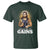 Funny Jesus Gym Workout Hallowed Be Thy Gains T Shirt Muscle Jesus Weightlifting - Wonder Print Shop