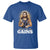 Funny Jesus Gym Workout Hallowed Be Thy Gains T Shirt Muscle Jesus Weightlifting - Wonder Print Shop