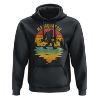 Funny Bigfoot Massquatch Hoodie Retro Workout Gym Weightlifter Sasquatch