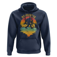 Funny Bigfoot Massquatch Hoodie Retro Workout Gym Weightlifter Sasquatch