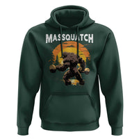 Funny Bigfoot Massquatch Hoodie Workout Gym Weightlifter Sasquatch