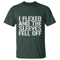 Funny I Flexed And The Sleeves Fell Of T Shirt Workout Gymer - Wonder Print Shop