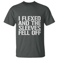 Funny I Flexed And The Sleeves Fell Of T Shirt Workout Gymer - Wonder Print Shop