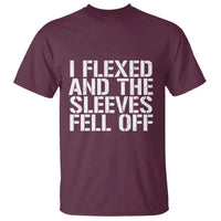 Funny I Flexed And The Sleeves Fell Of T Shirt Workout Gymer - Wonder Print Shop