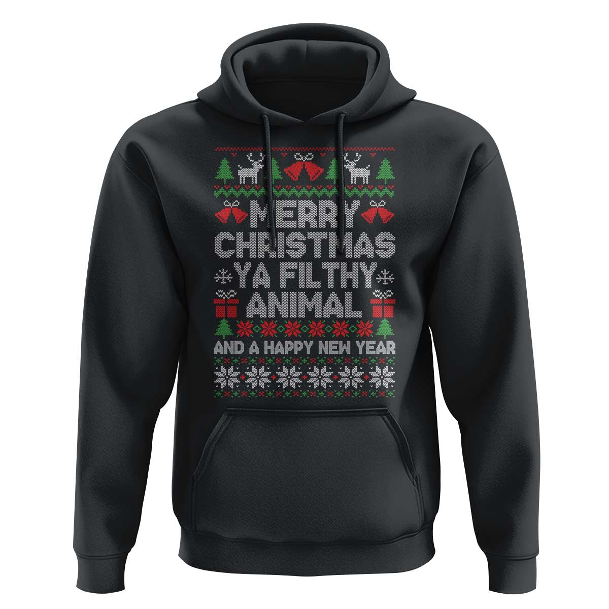 Funny Merry Christmas And A Happy New Year Hoodie Christmas Movie