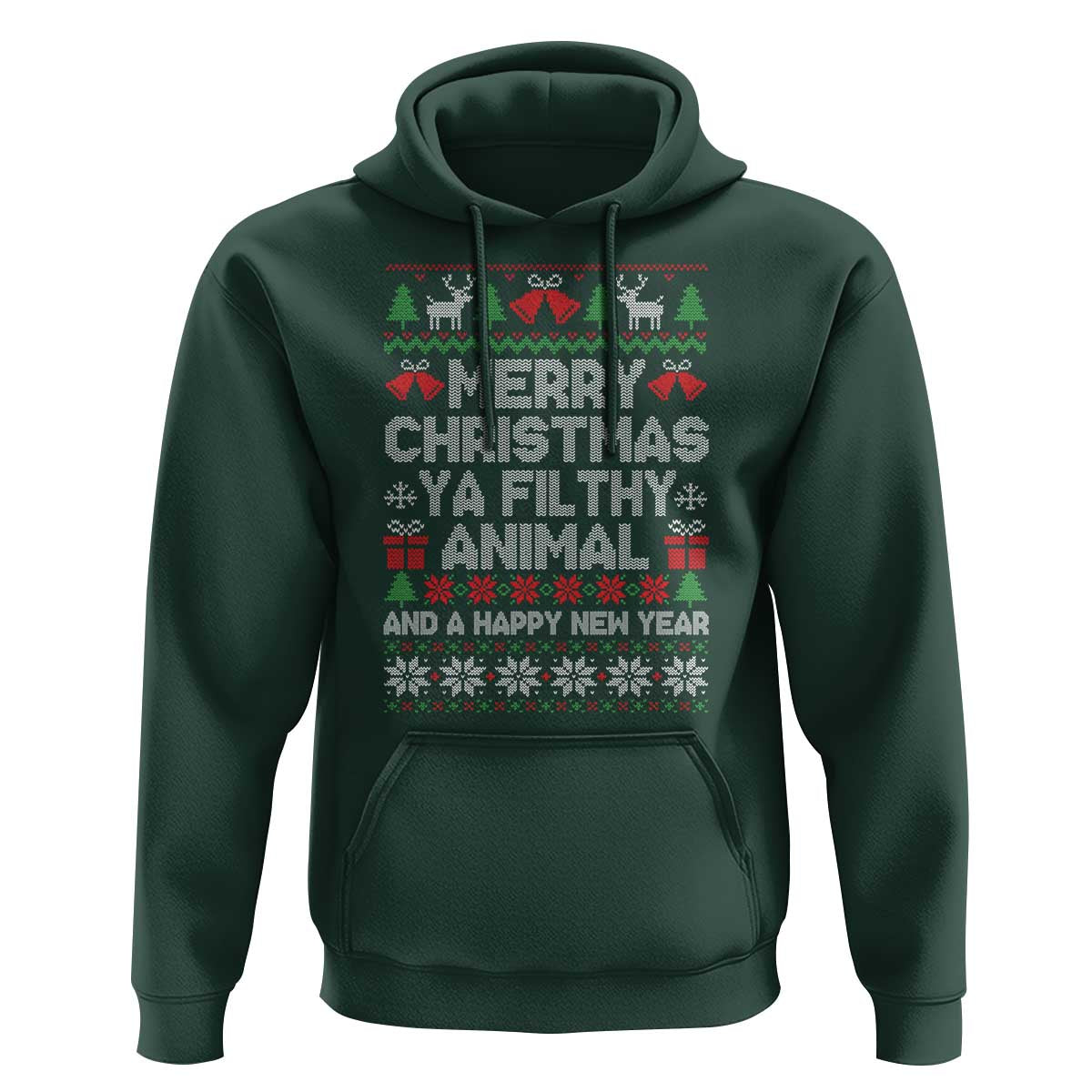 Funny Merry Christmas And A Happy New Year Hoodie Christmas Movie