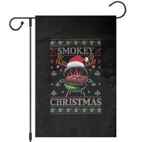 Funny Smokey Christmas Grilling Garden Flag BBQ Meat Father's Day - Wonder Print Shop