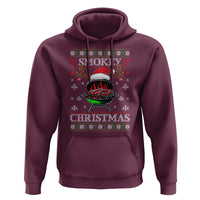 Funny Smokey Christmas Grilling Hoodie BBQ Meat Father's Day